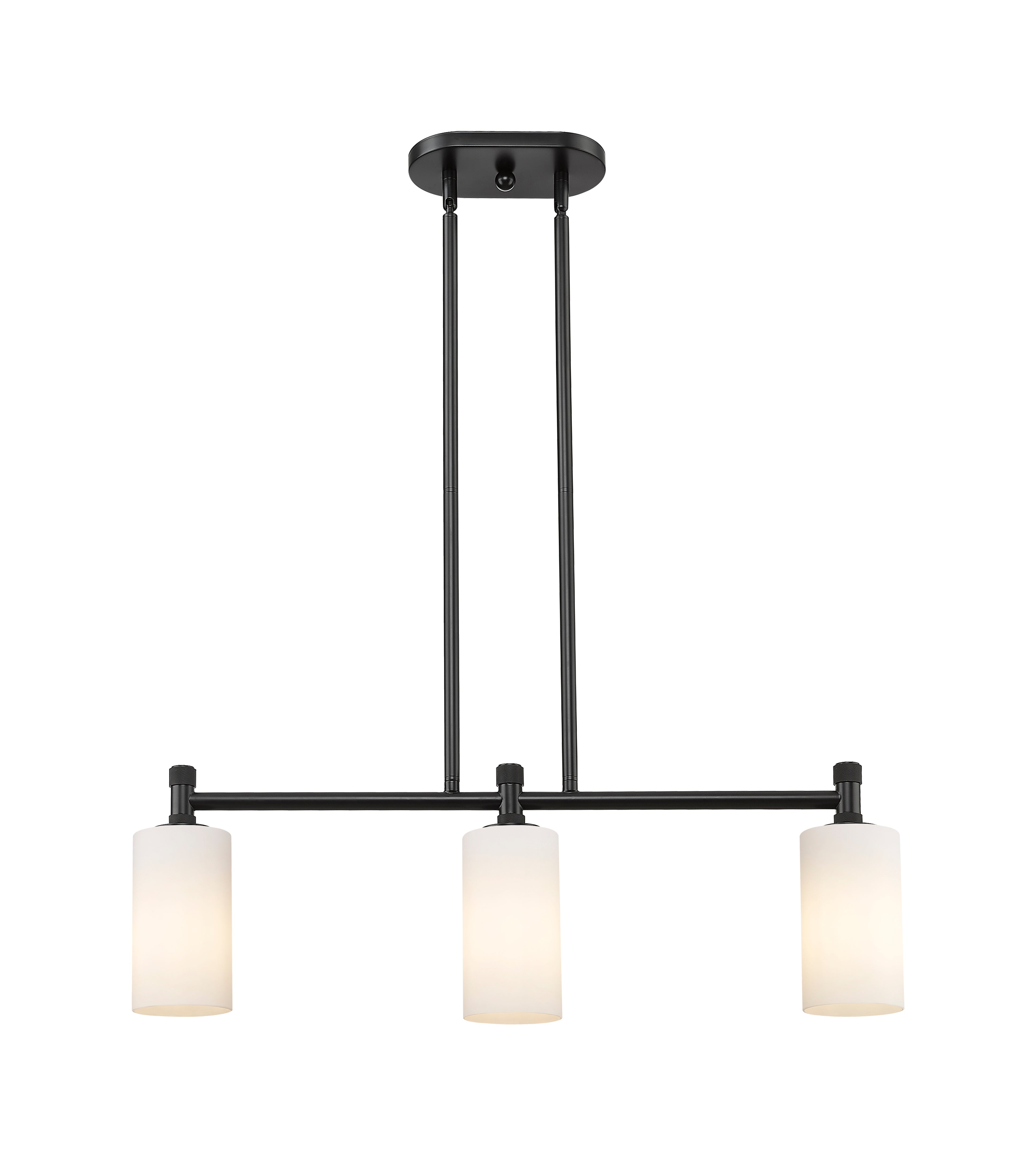 Downtown Urban Island Light Cast Brass