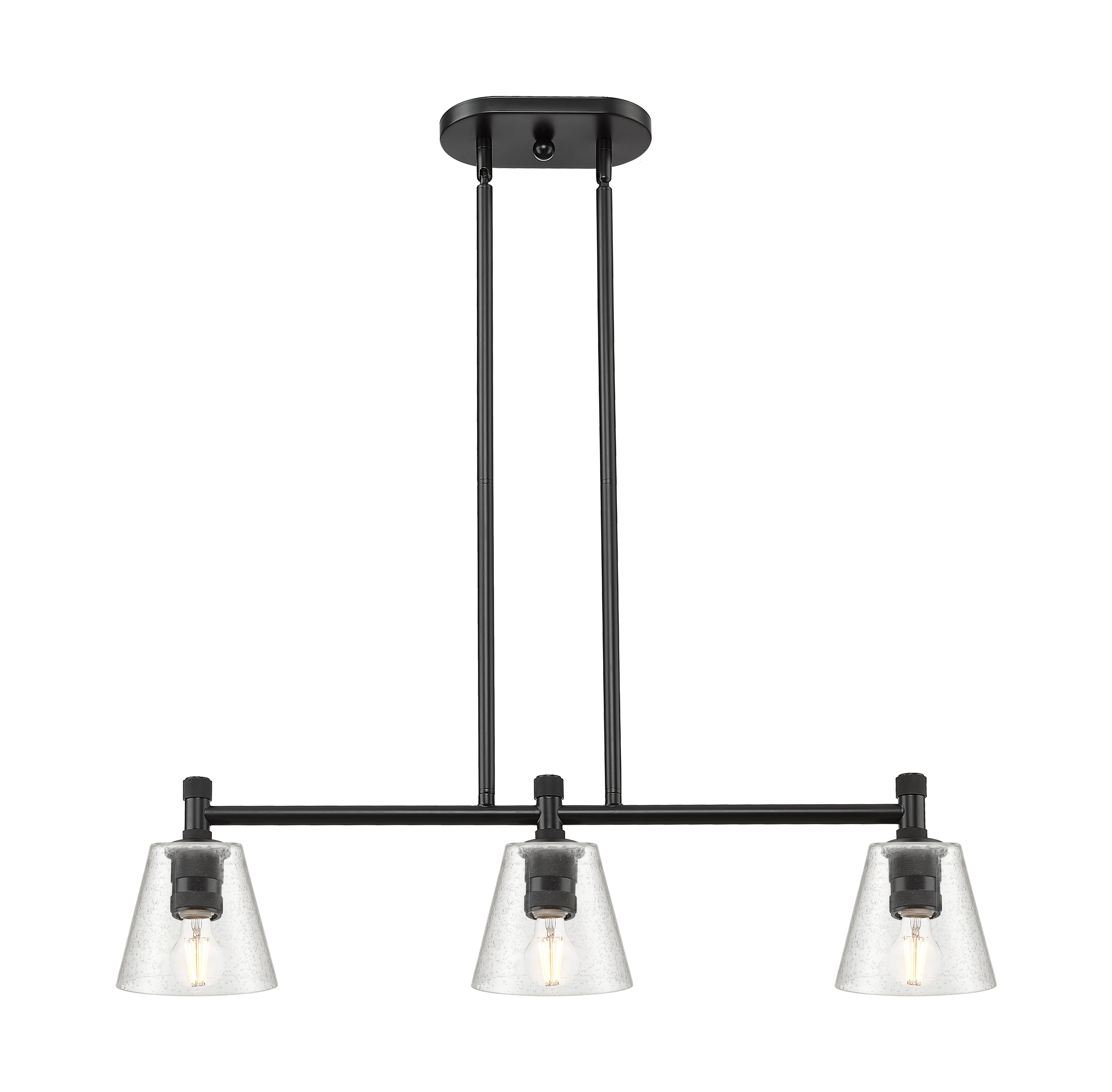 Downtown Urban Island Light Cast Brass