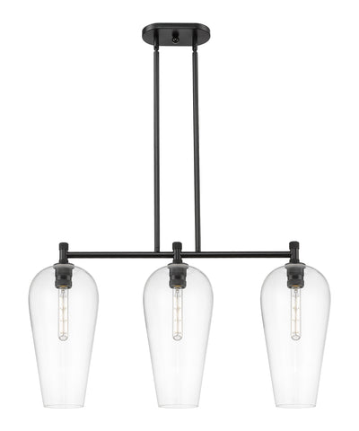 Downtown Urban Island Light Cast Brass