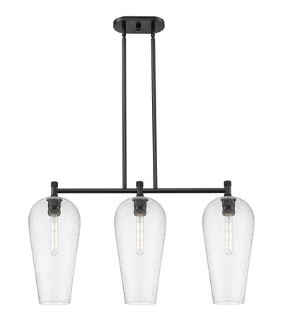 Downtown Urban Island Light Cast Brass