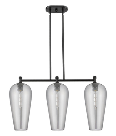 Downtown Urban Island Light Cast Brass