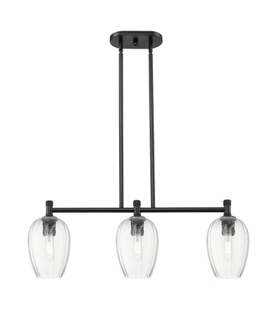 Downtown Urban Island Light Cast Brass