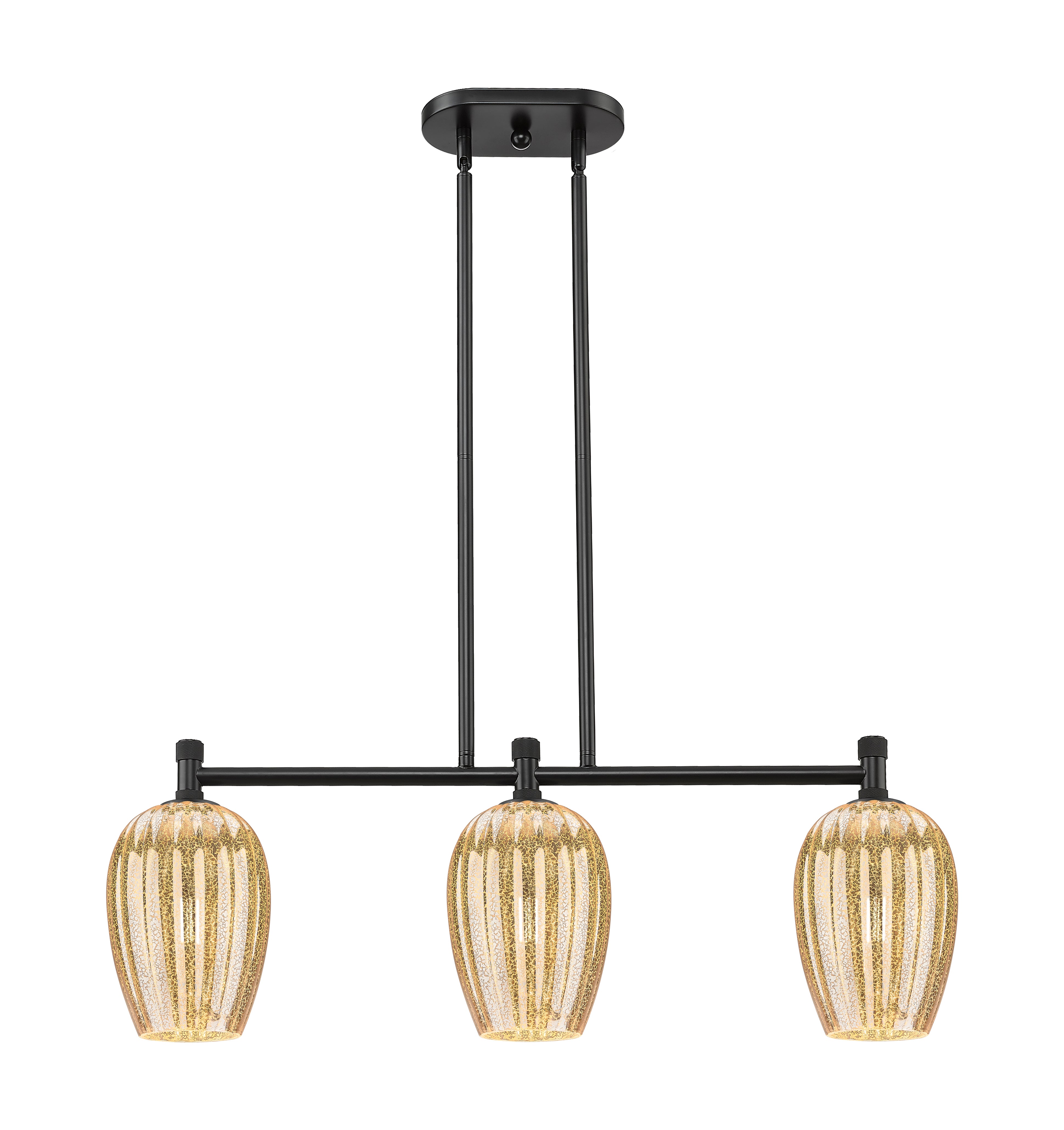 Downtown Urban Island Light Cast Brass