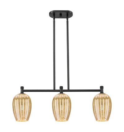 Downtown Urban Island Light Cast Brass