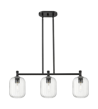 Downtown Urban Island Light Cast Brass