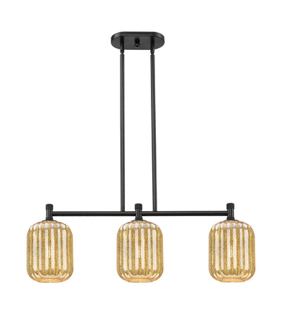 Downtown Urban Island Light Cast Brass
