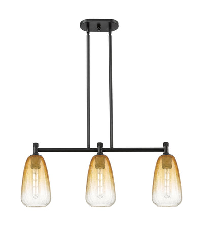 Downtown Urban Island Light Cast Brass Finish