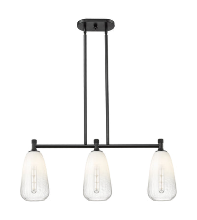 Downtown Urban Island Light Cast Brass Finish