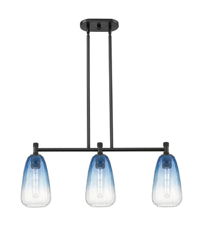 Downtown Urban Island Light Cast Brass Finish