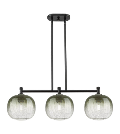 Downtown Urban Island Light Cast Brass
