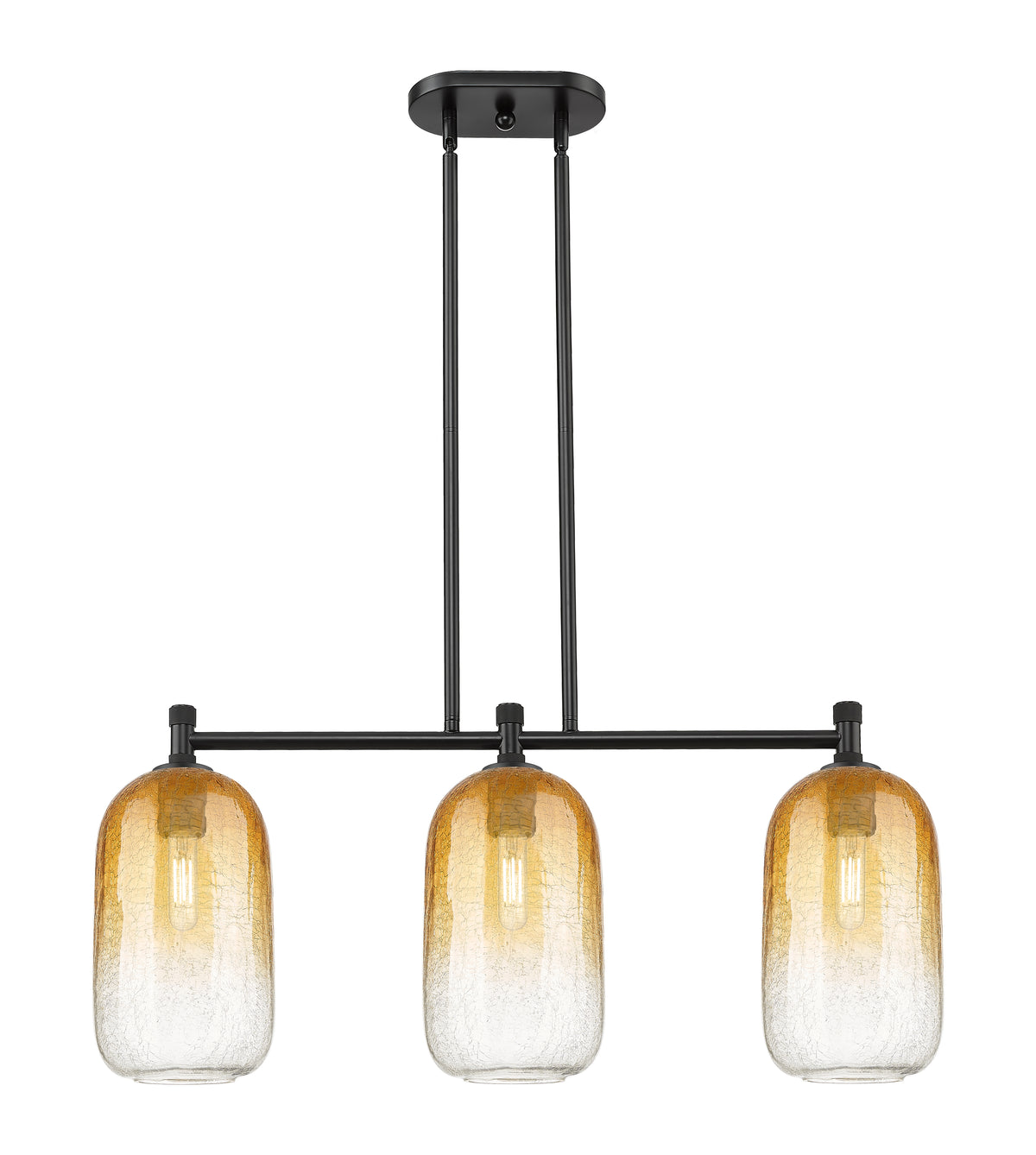 Brookhaven Cloche 34-Inch 3-Light Stem-Hung Island Light
