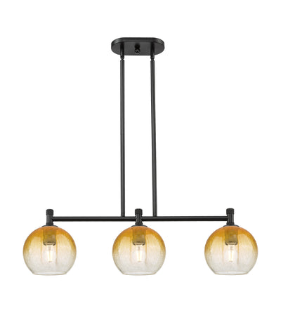 Downtown Urban Island Light Cast Brass
