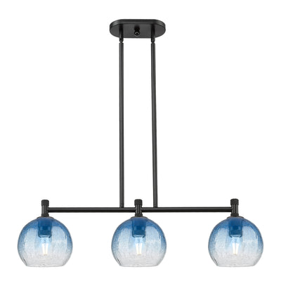 Downtown Urban Island Light Cast Brass