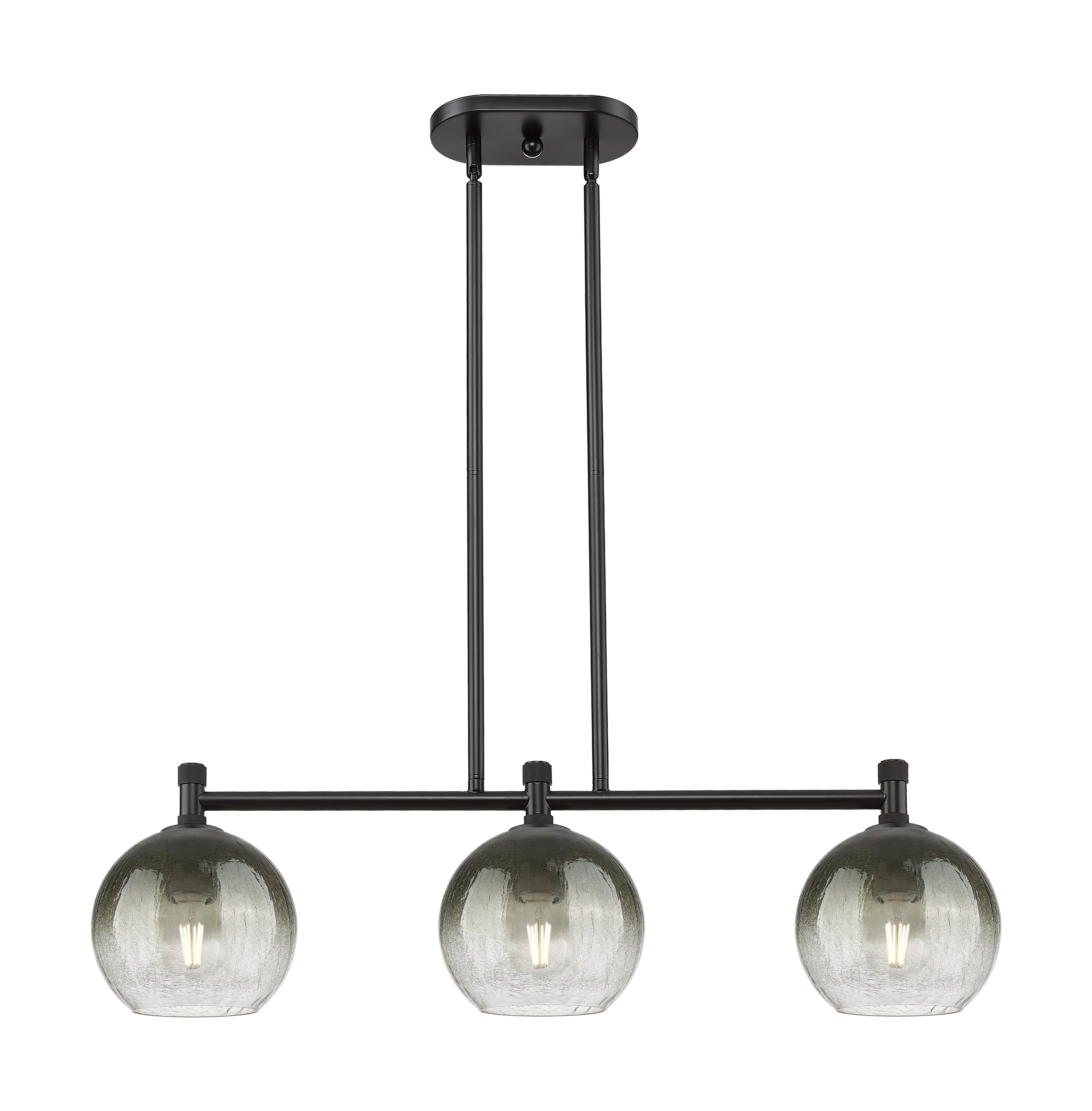 Downtown Urban Island Light Cast Brass