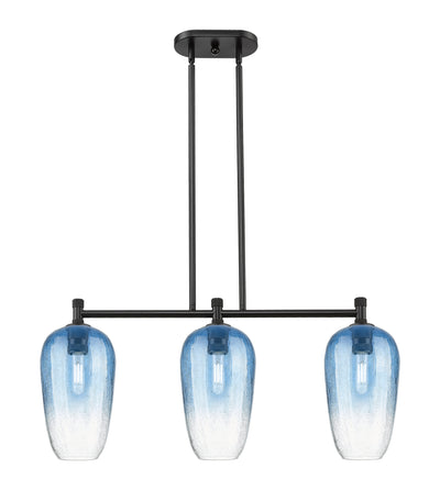 Downtown Urban Island Light Cast Brass Steel