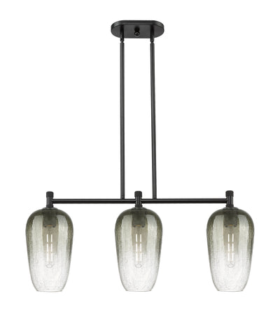 Downtown Urban Island Light Cast Brass Steel