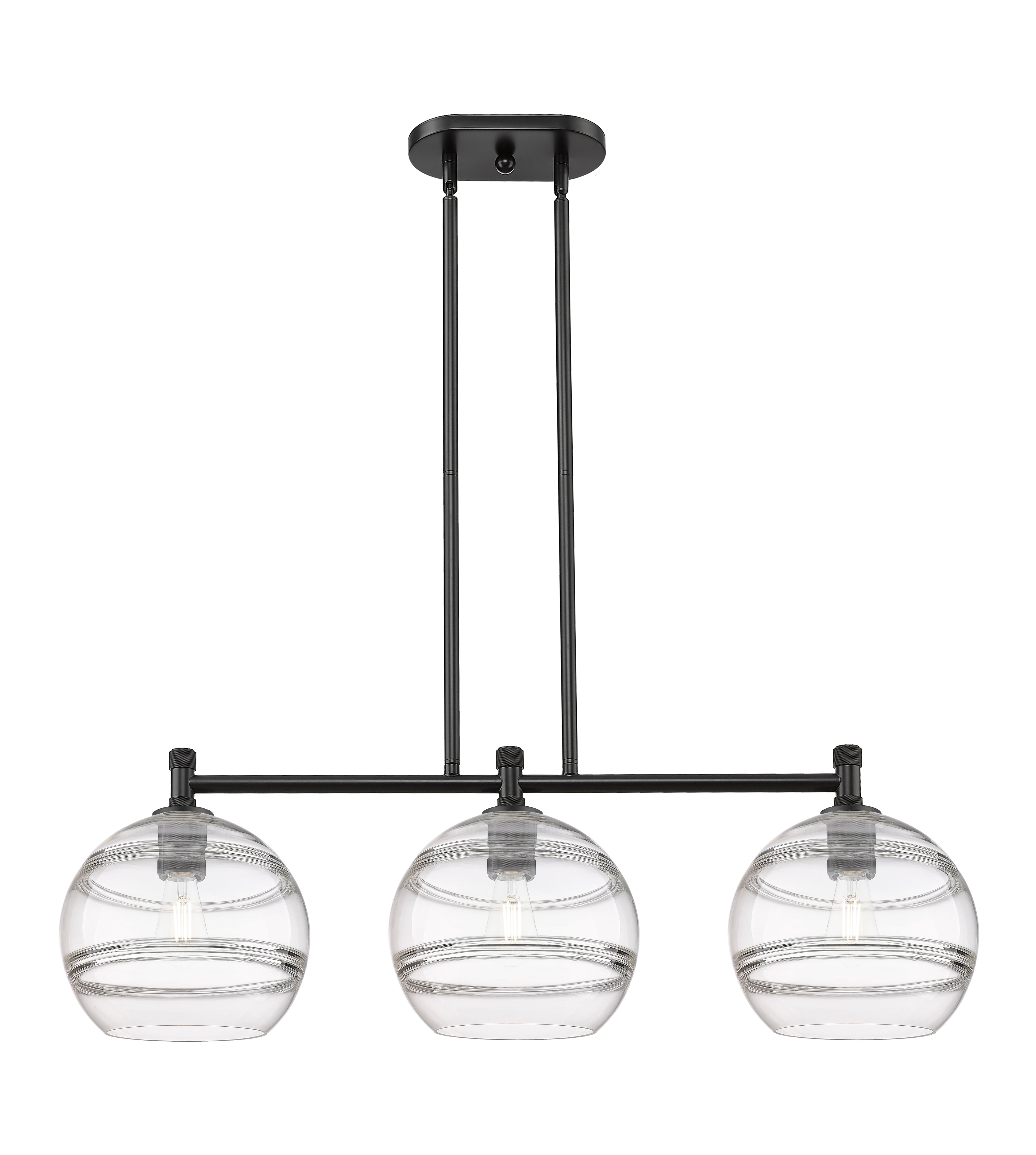 Downtown Urban Island Light Cast Brass