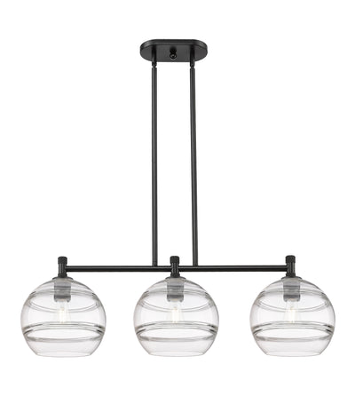Downtown Urban Island Light Cast Brass