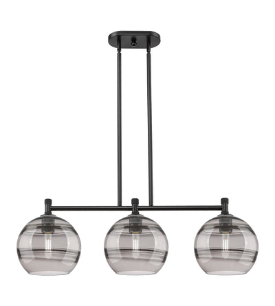 Downtown Urban Island Light Cast Brass