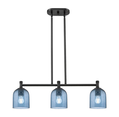 Downtown Urban Island Light Cast Brass
