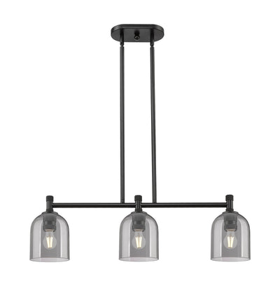 Downtown Urban Island Light Cast Brass