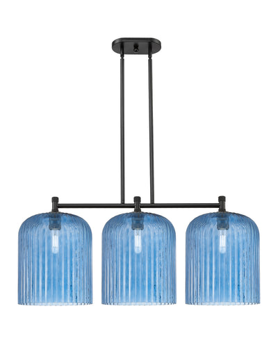 Downtown Urban Island Light Cast Brass