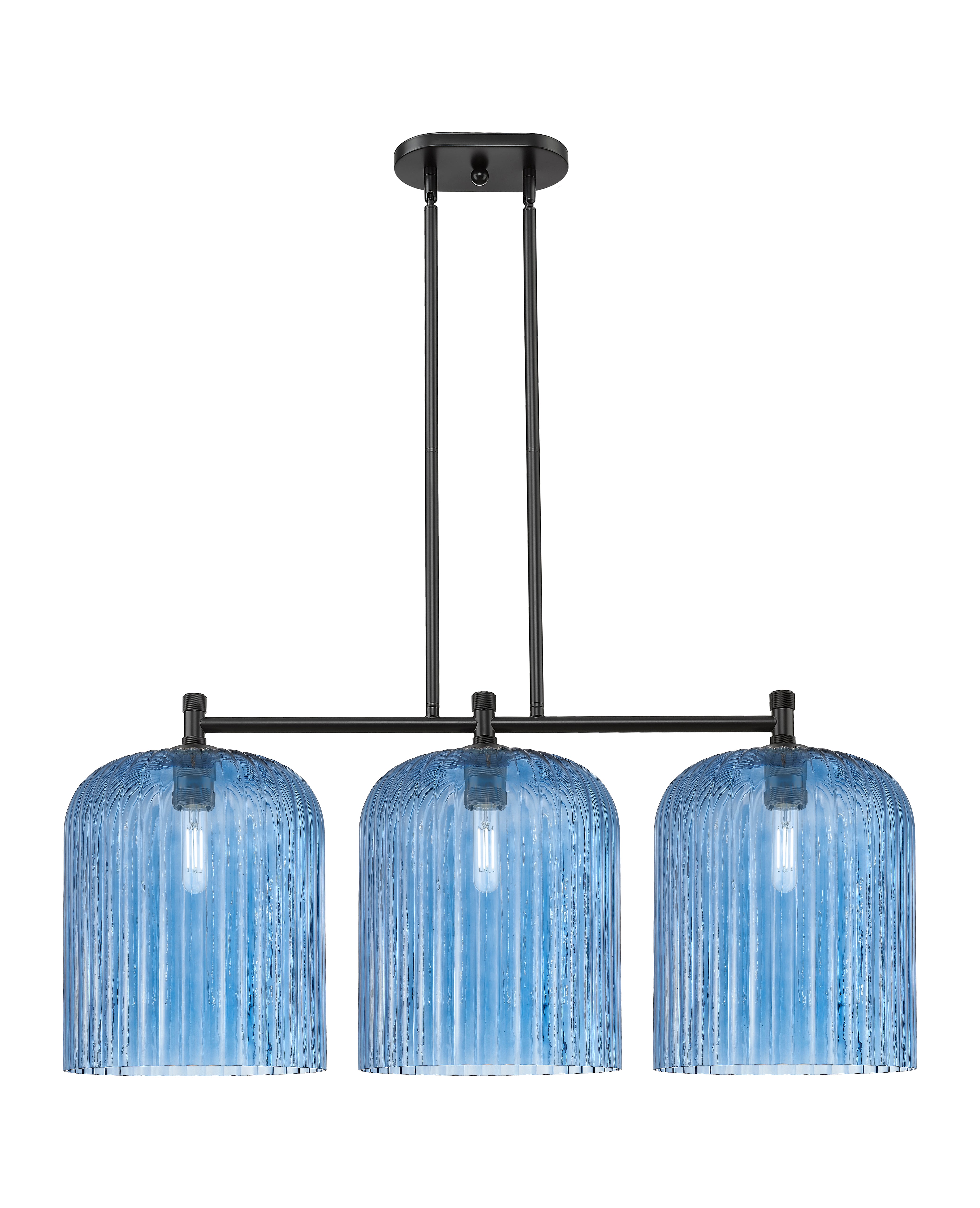 Downtown Urban Island Light Cast Brass