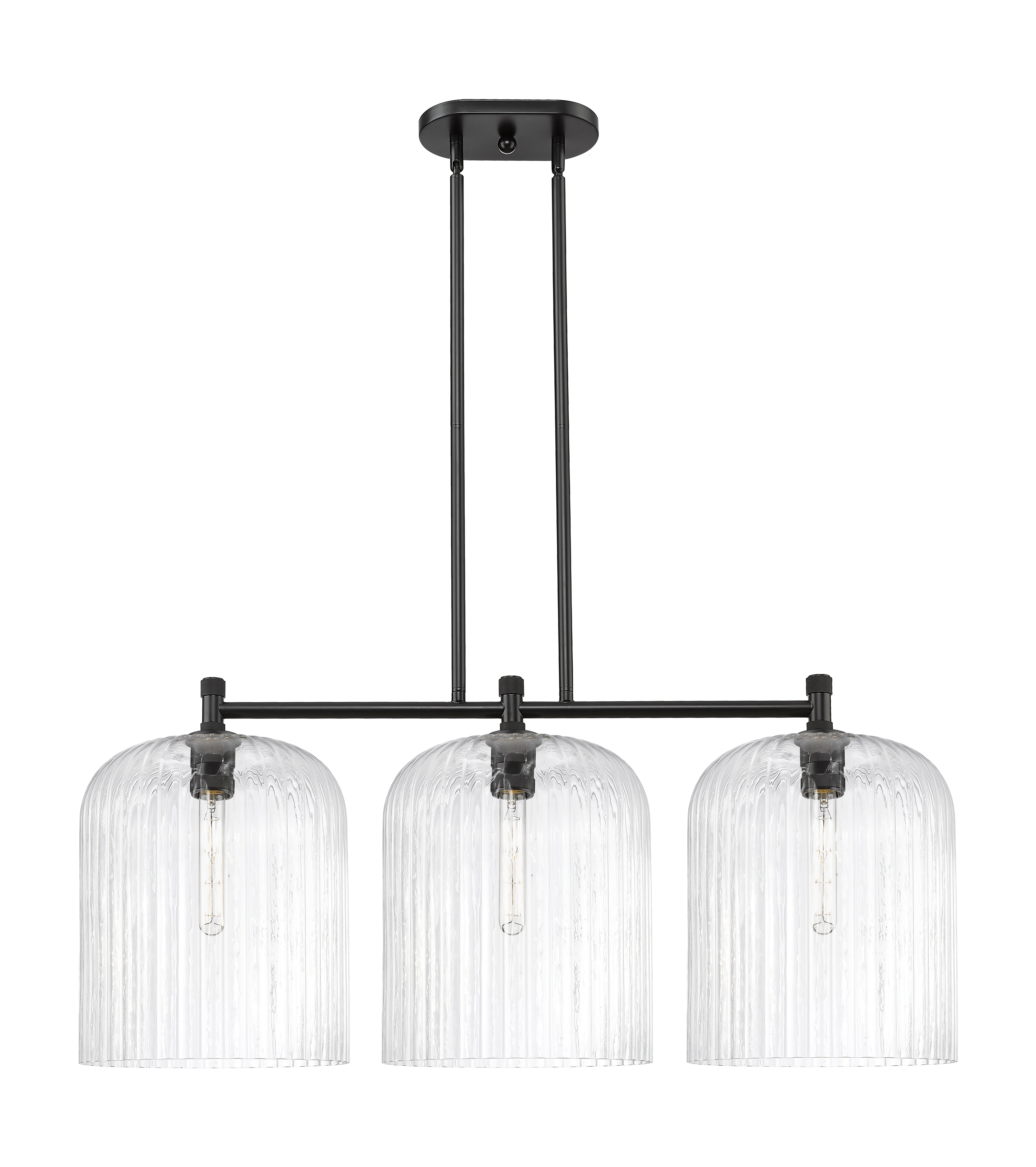 Downtown Urban Island Light Cast Brass