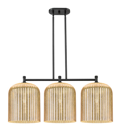 Downtown Urban Island Light Cast Brass
