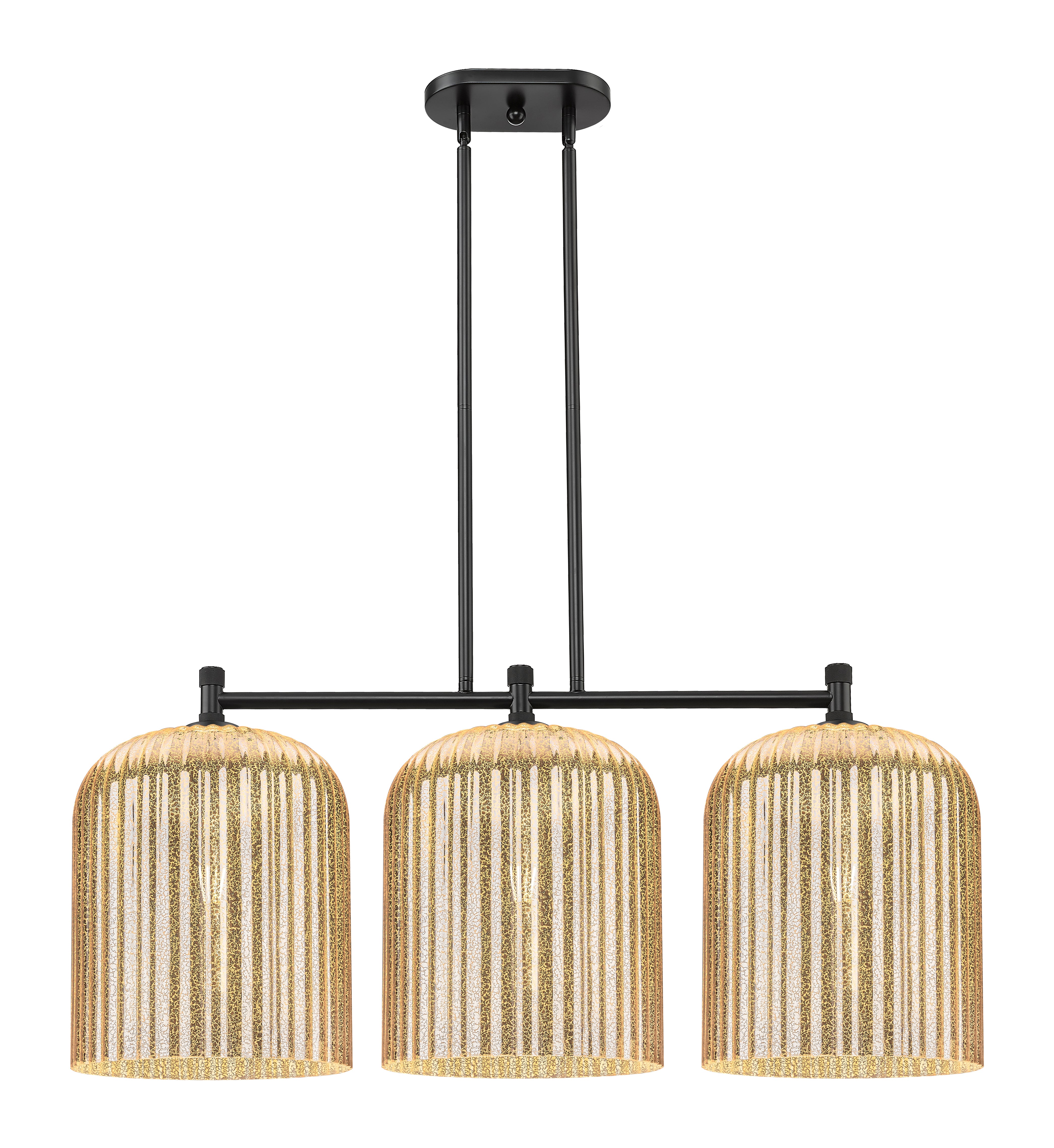 Downtown Urban Island Light Cast Brass