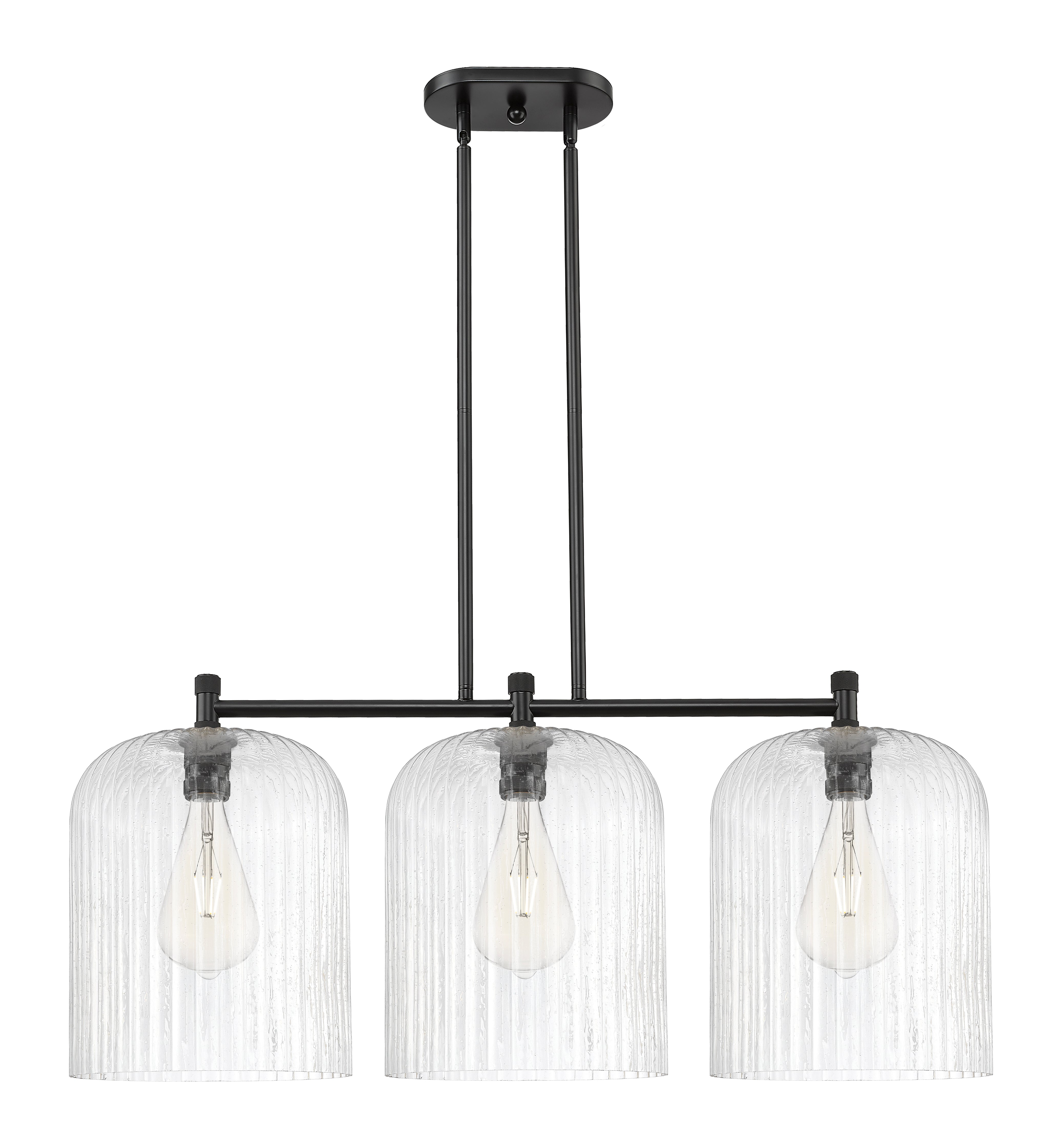 Downtown Urban Island Light Cast Brass