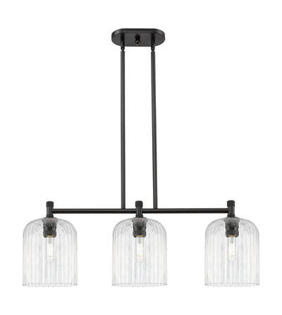 Downtown Urban Island Light Brass Steel Glass