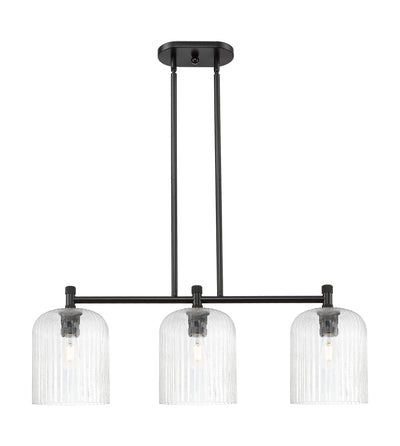 Downtown Urban Island Light Brass Steel Glass