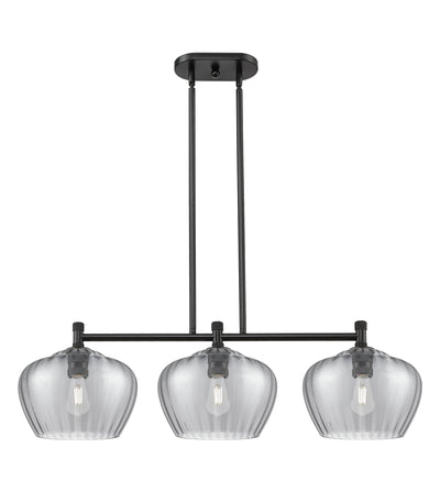 Downtown Urban Island Light Cast Brass Steel