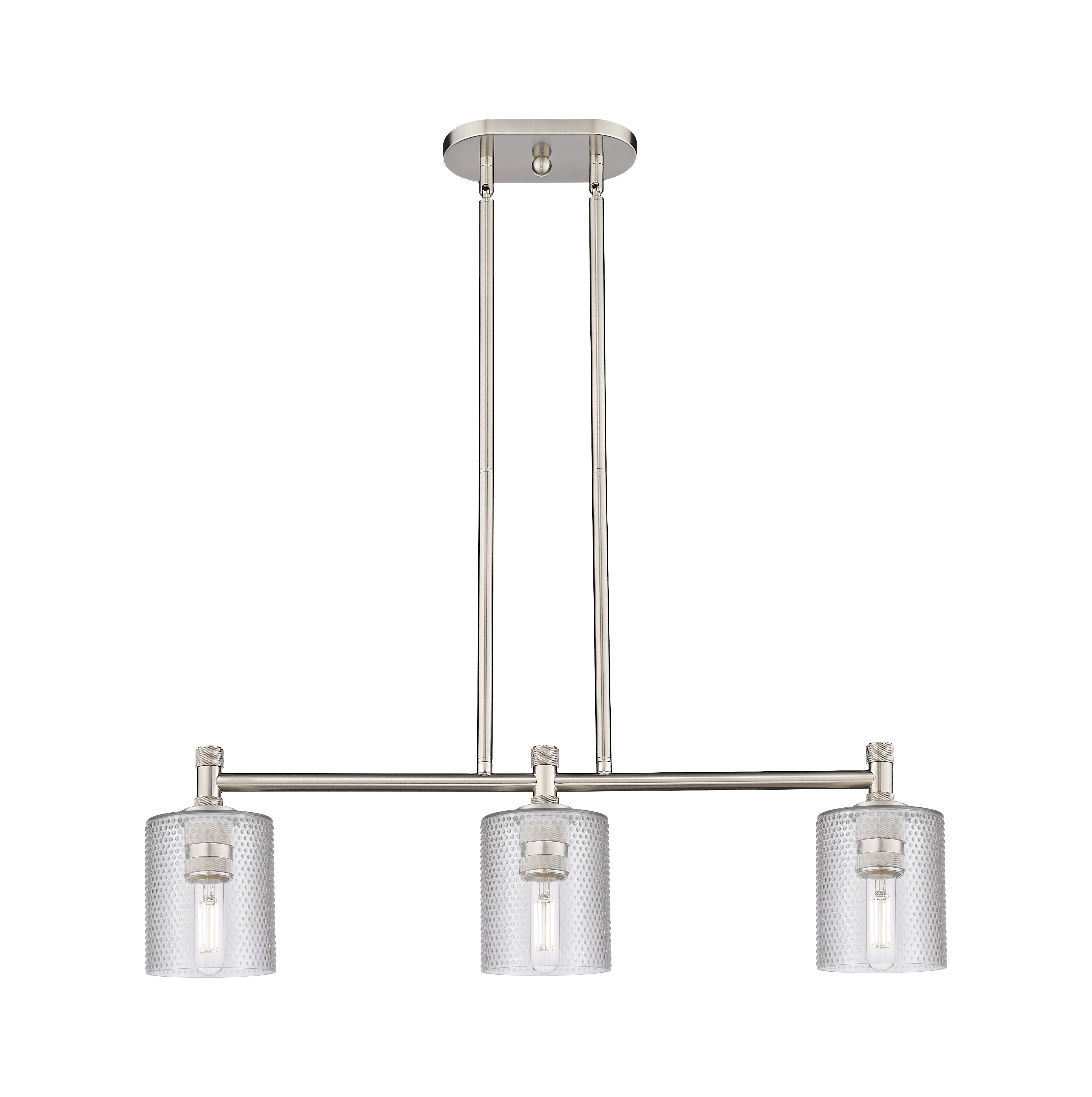 Downtown Urban Island Light Cast Brass