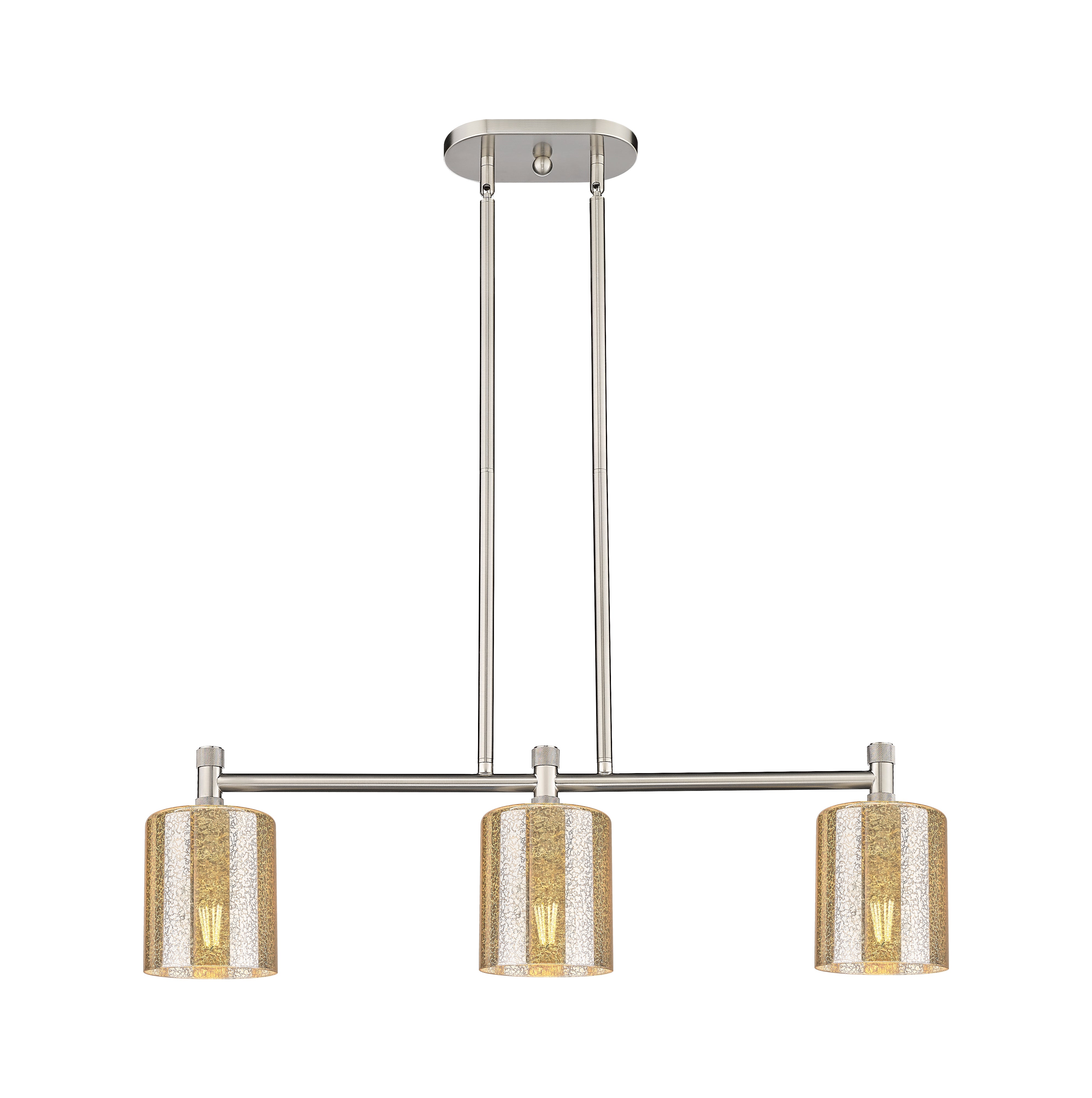 Downtown Urban Island Light Cast Brass