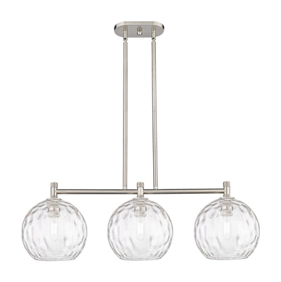 Downtown Urban Island Light Brass Glass