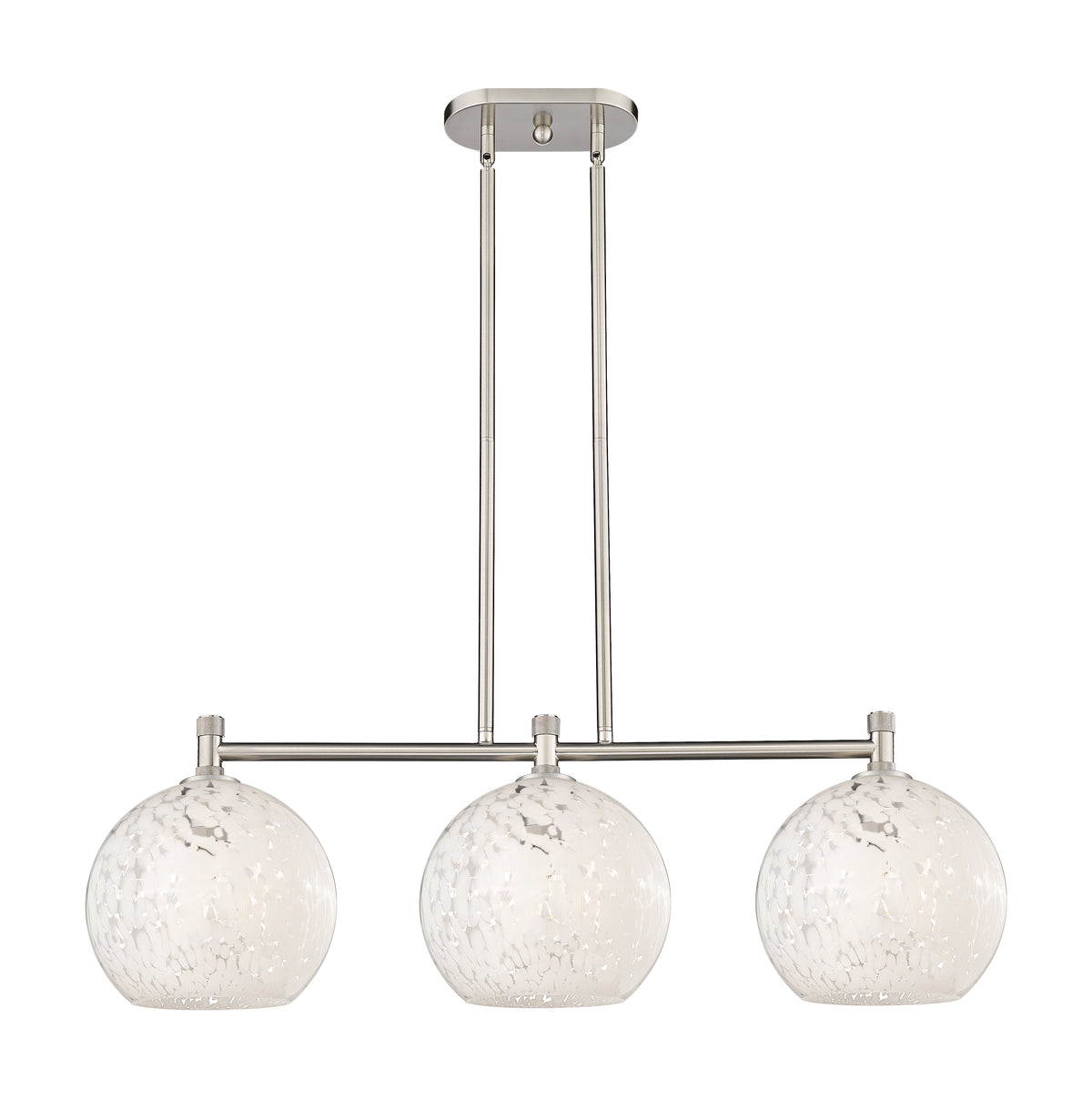 37-Inch 3-Light Stem-Hung Island Light 11.625-Inch High