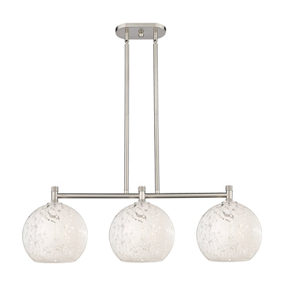 Downtown Urban Island Light Glass Steel