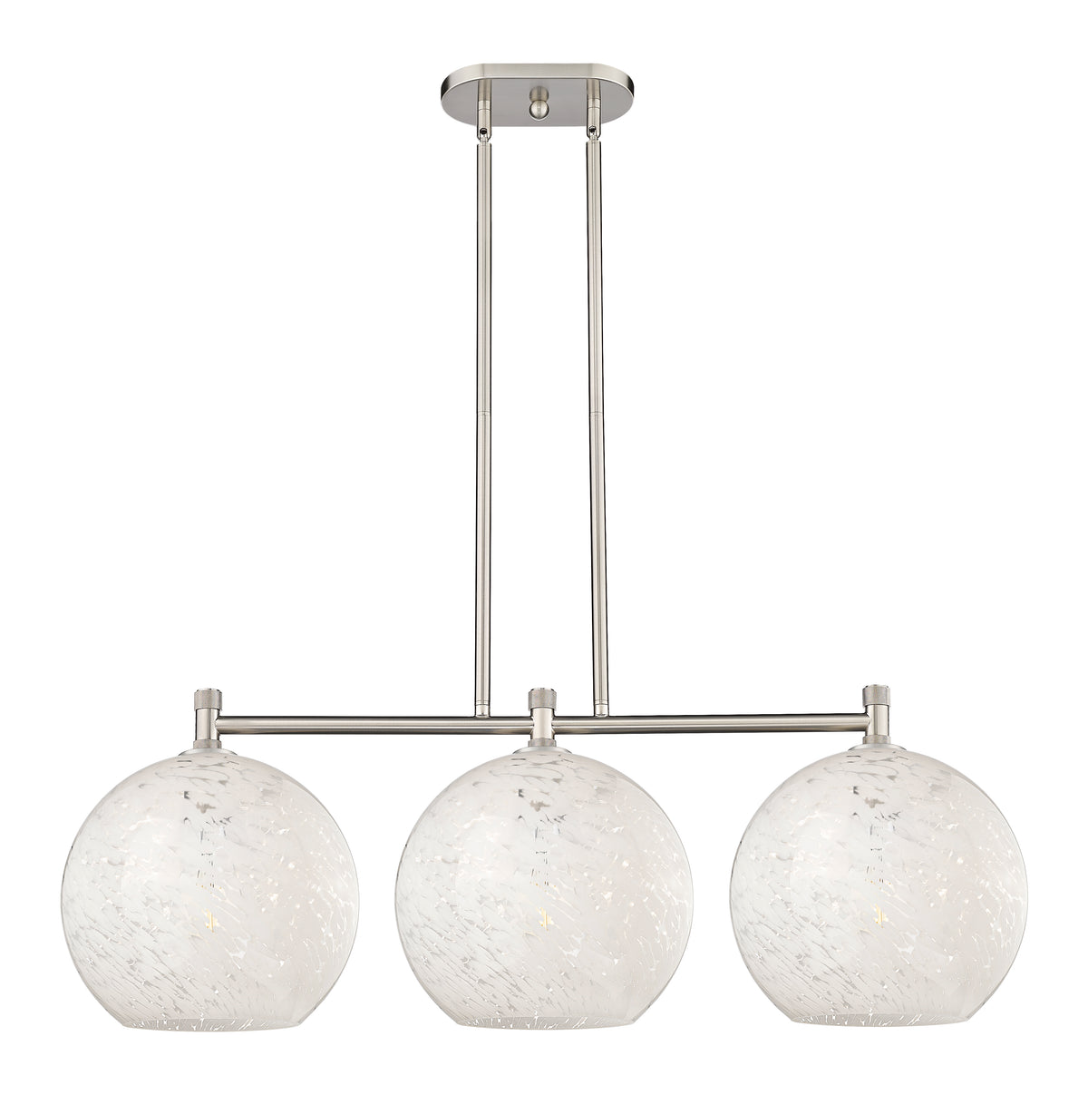 39-Inch 3-Light Stem-Hung Island Light 13.375-Inch High