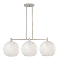 39-Inch 3-Light Stem-Hung Island Light 13.375-Inch High