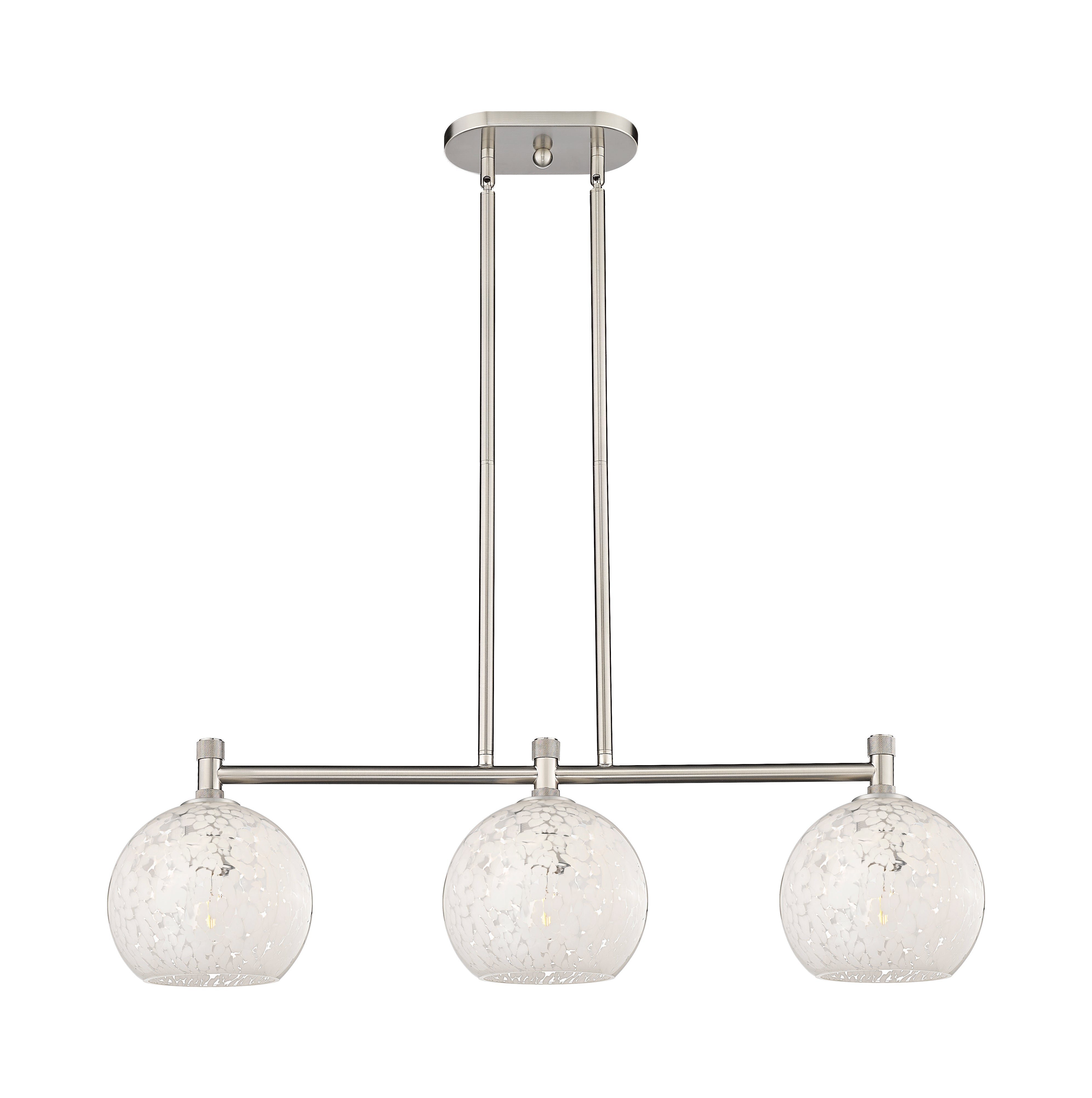 Downtown Urban Island Light Cast Brass Steel
