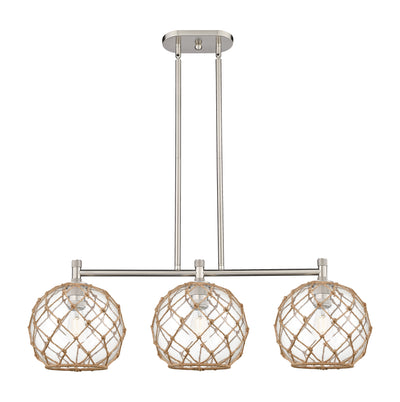 Downtown Urban Island Light Cast Brass