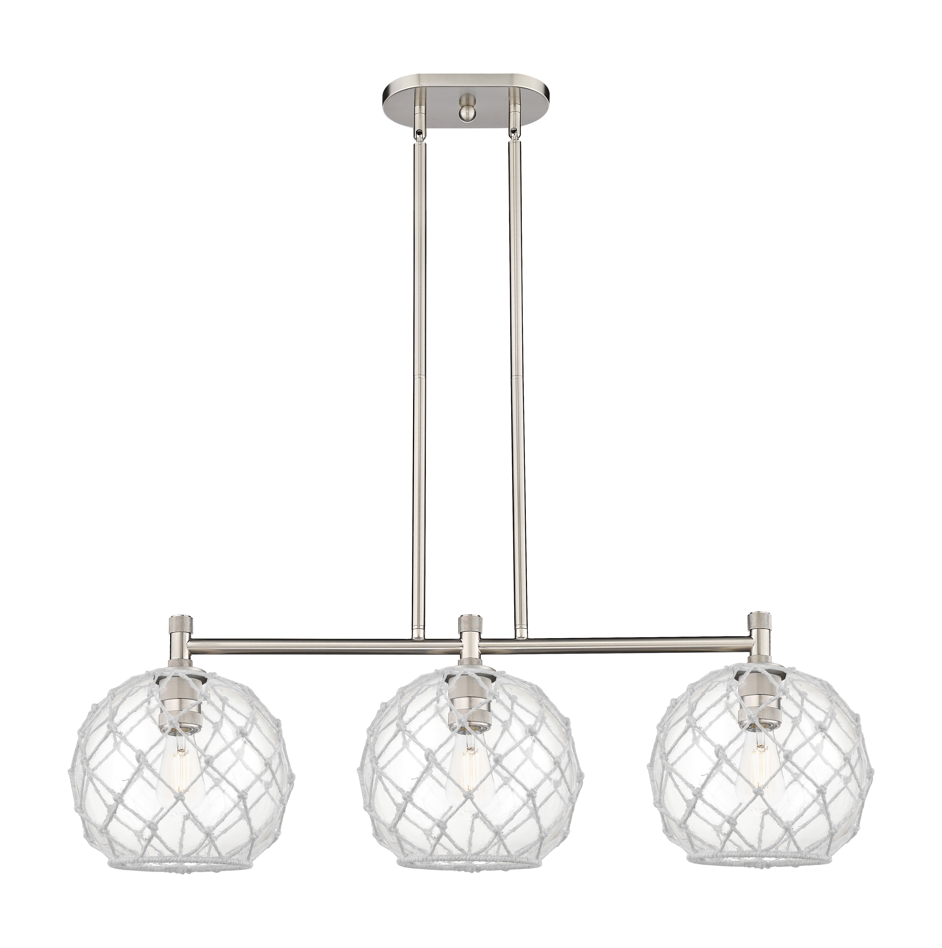 Downtown Urban Island Light Cast Brass