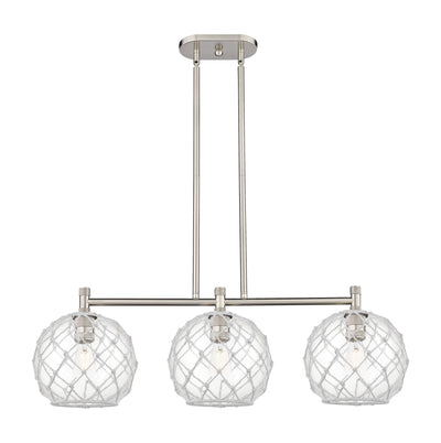 Downtown Urban Island Light Cast Brass