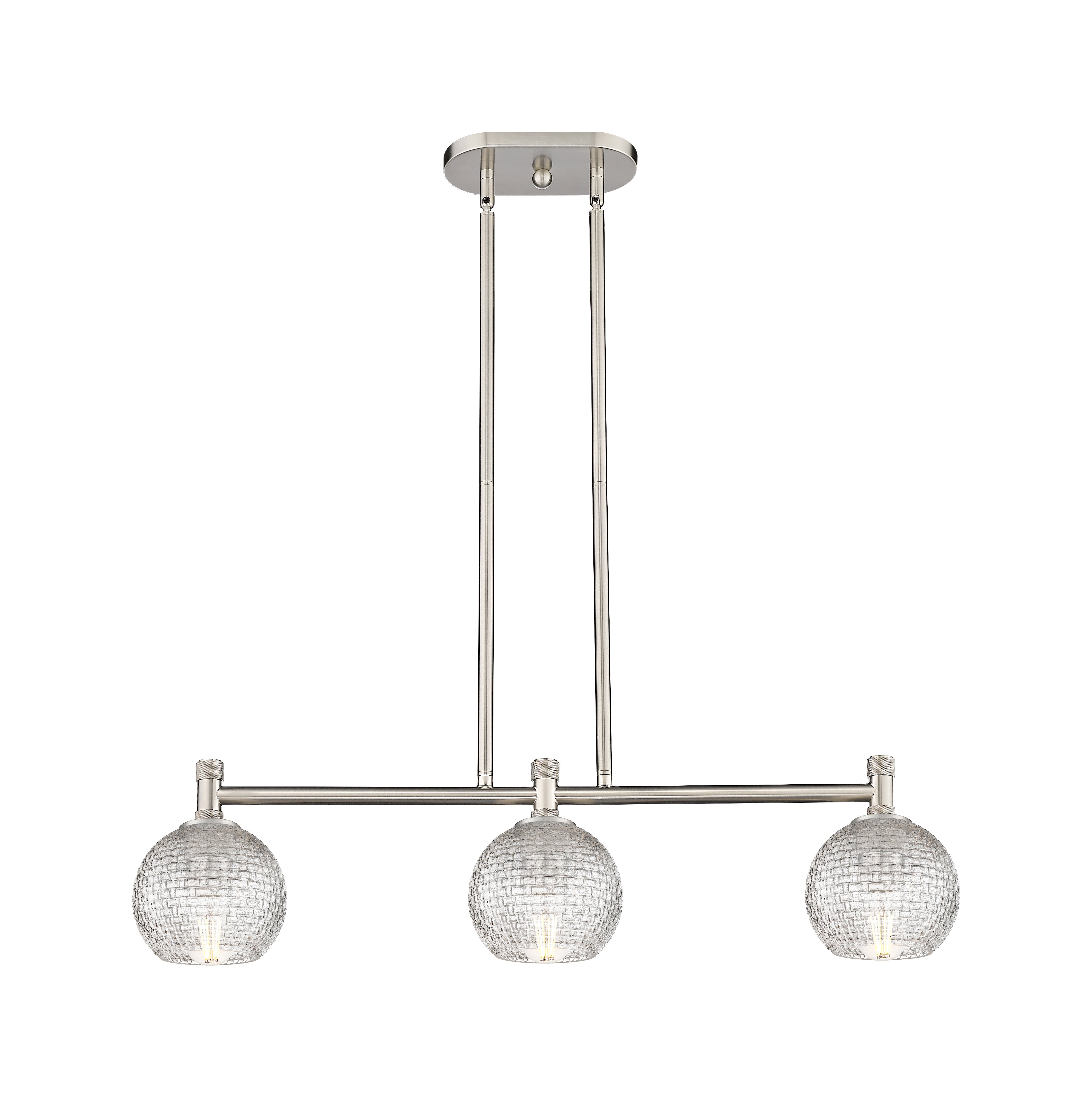 Downtown Urban Island Light Cast Brass