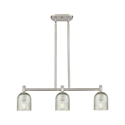 Downtown Urban Island Light Glass Steel
