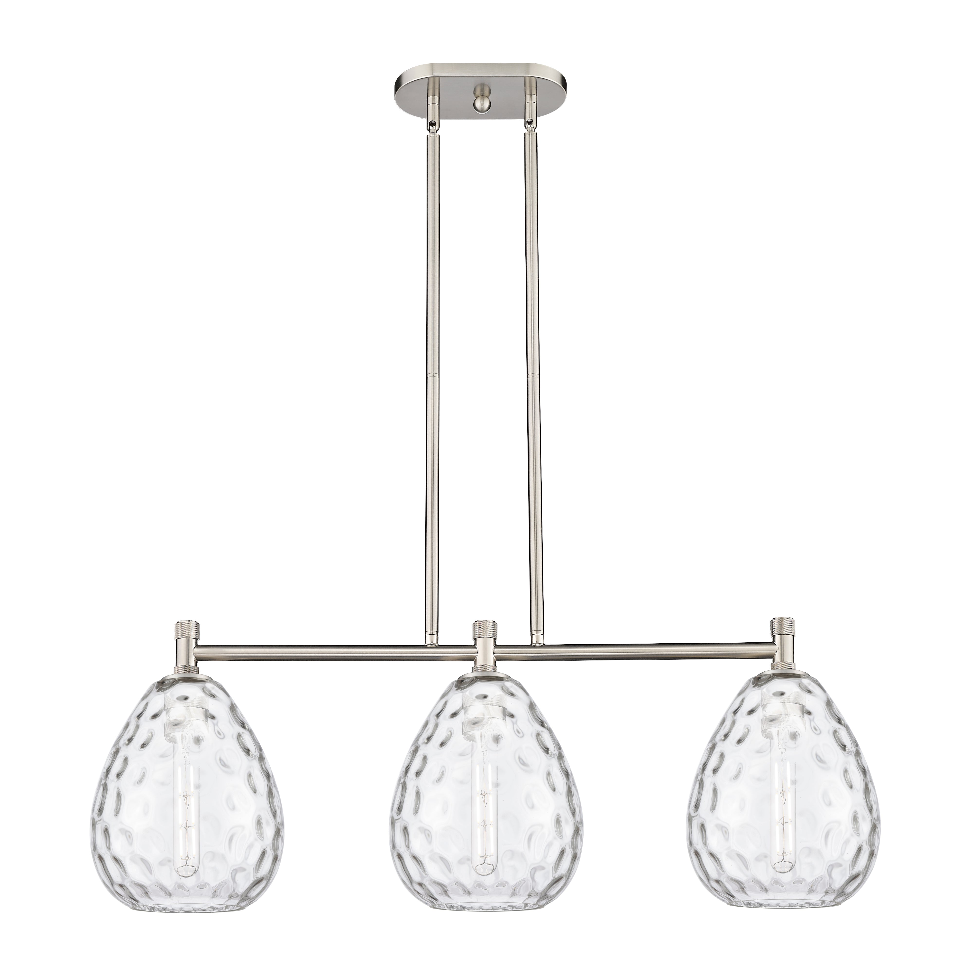 Downtown Urban Island Light Cast Brass Steel