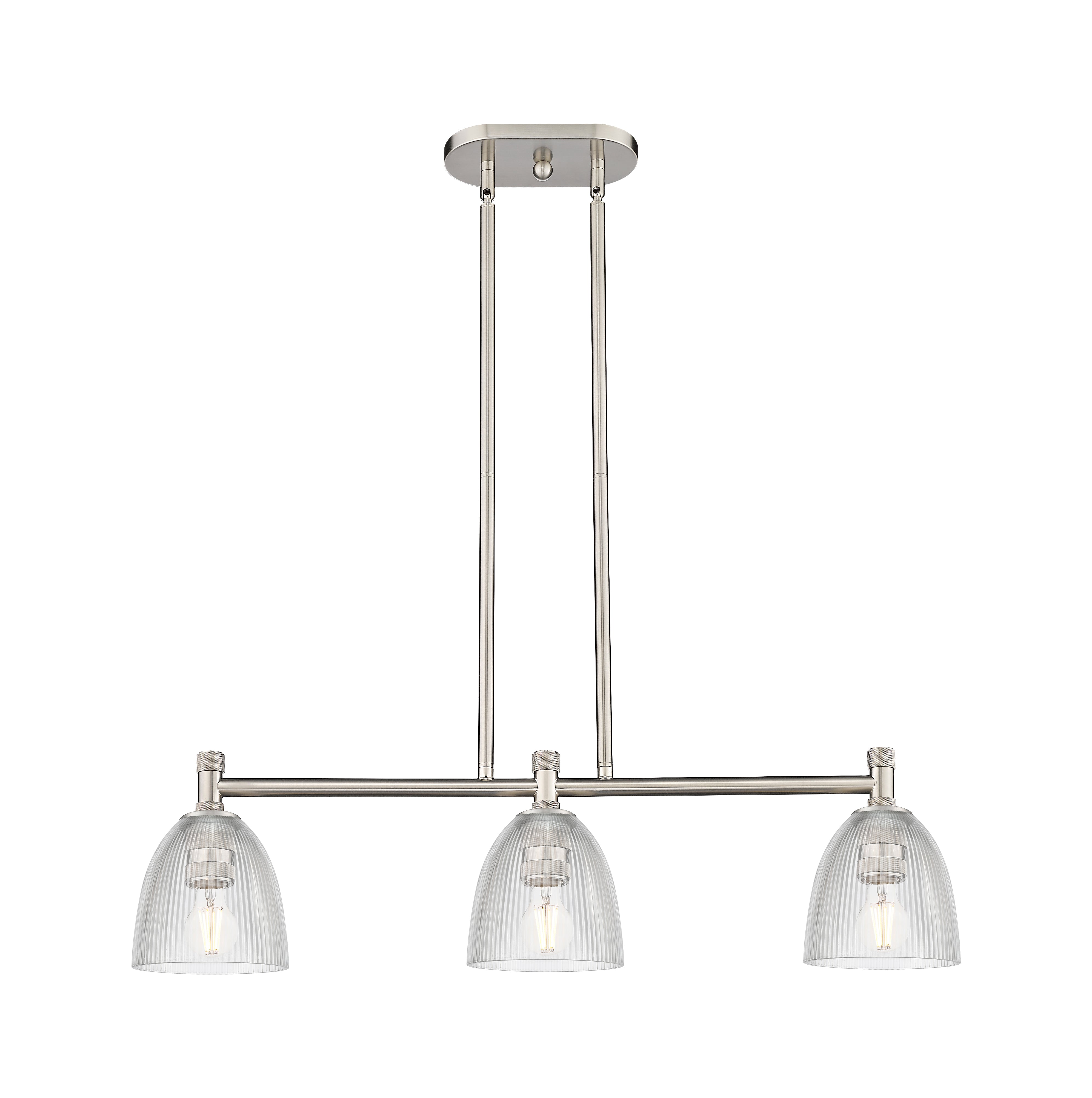 Downtown Urban Island Light Cast Brass