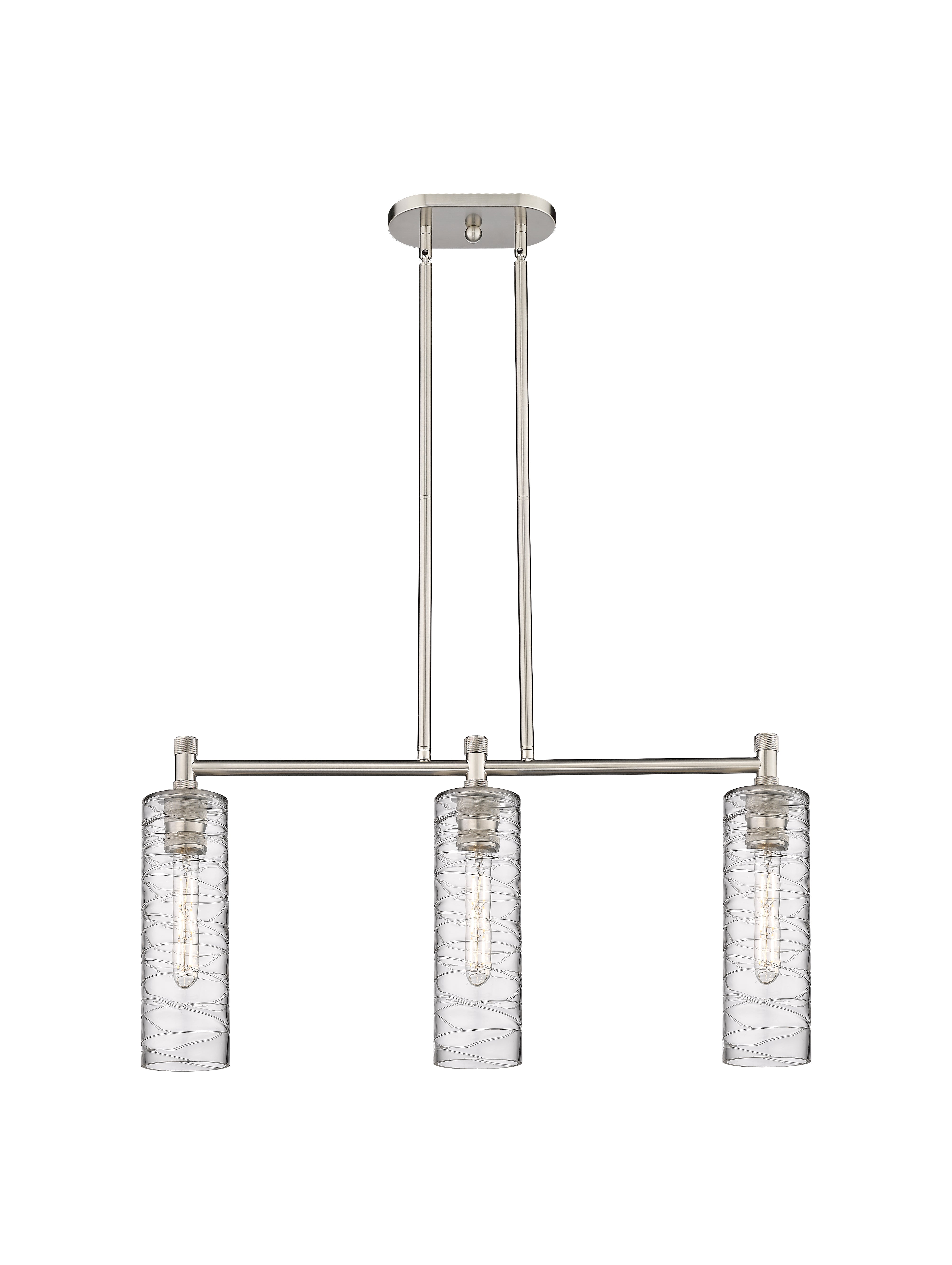 Downtown Urban Island Light Cast Brass